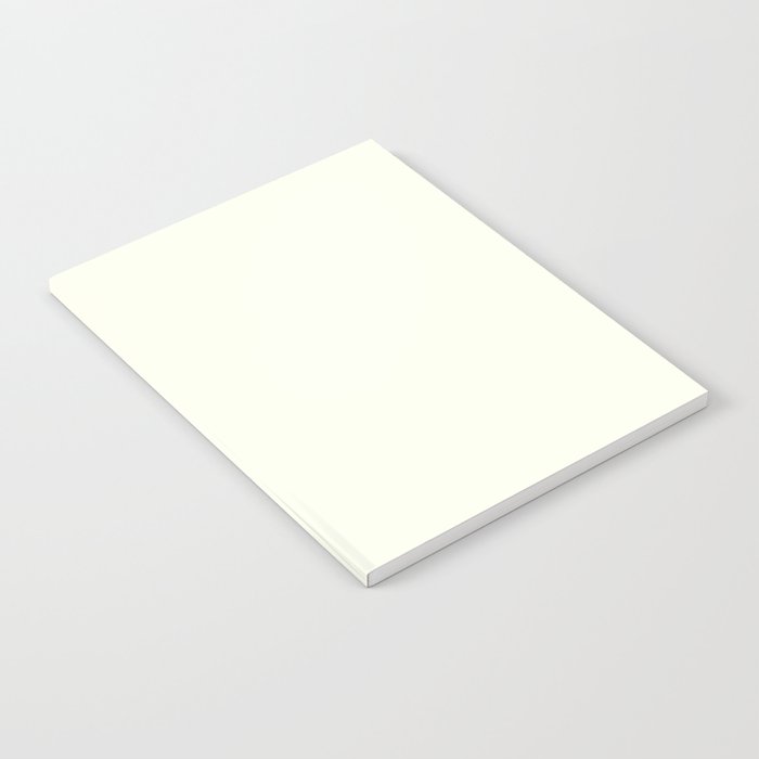 Ivory Solid Color Notebook