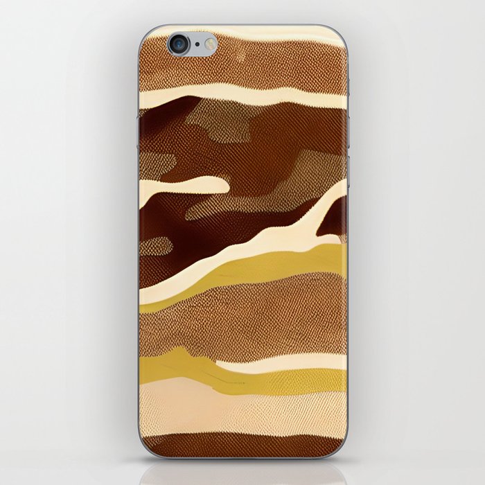 Desert halftone camo iPhone Skin