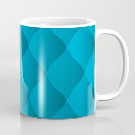 Trendy Blue Leather Collection Mug