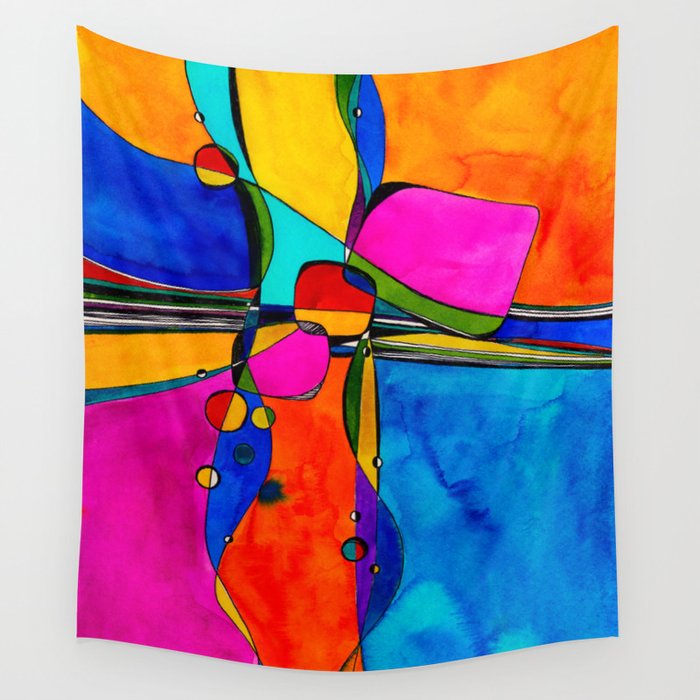 Magical Thinking No. 8 by Kathy Morton Stanion Wall Tapestry