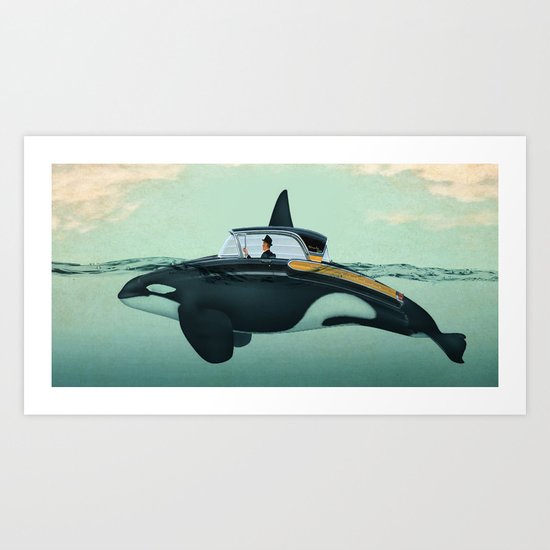 The Turnpike Cruiser of the sea Art Print