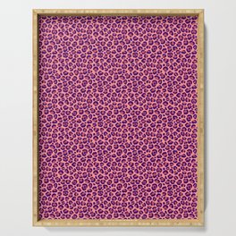 Purple & Pink Cheetah Print Serving Tray