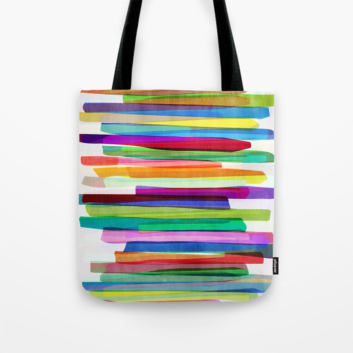Colorful Stripes 1 Tote Bag