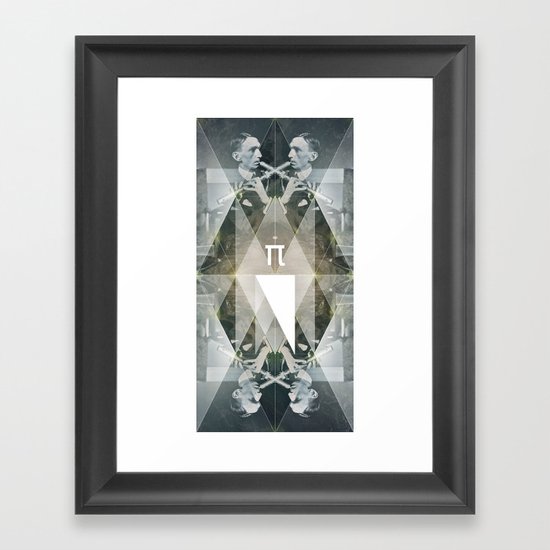pi Framed Art Print