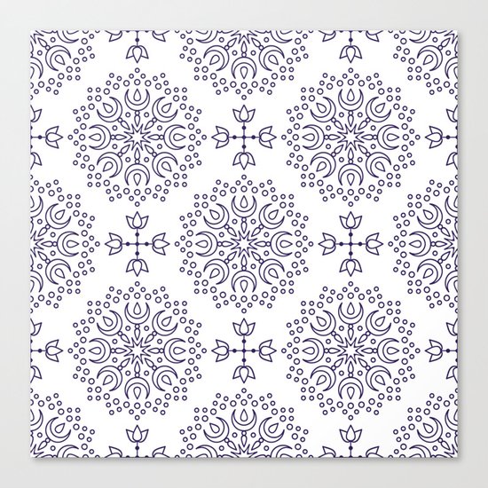 simple mandala Canvas Print
