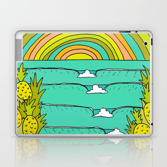 pineapple fields and endless summer vibes Laptop & iPad Skin
