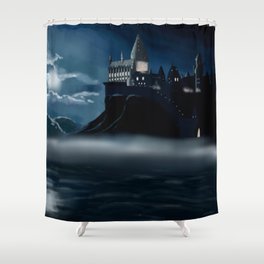 Potter castle for wizards Shower Curtain