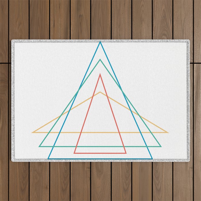 4 triangles Outdoor Rug