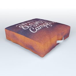 wake up & smell the campfire Outdoor Floor Cushion