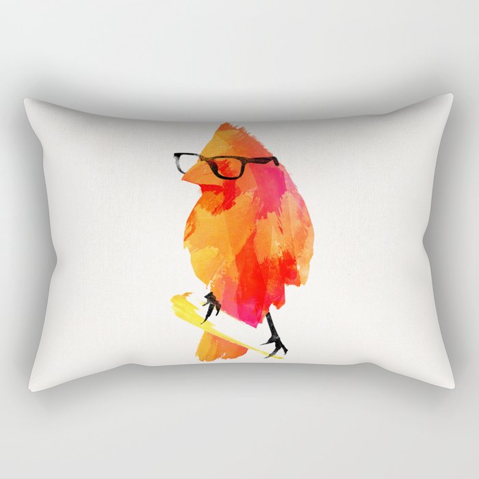 Punk bird Rectangular Pillow