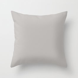 Essential Gray Throw Pillow