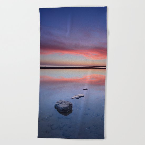 "Purple....." Tarifa beach. Beach Towel
