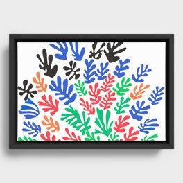 Henri Matisse, Cut Out Colored Papers 1953 Artwork for Wall Art, Prints, Posters, Tshirts, Men, Women, Kids Framed Canvas