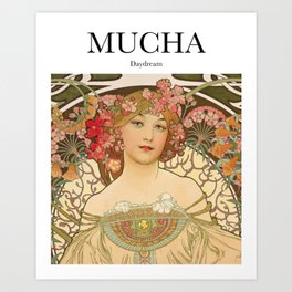 Mucha - Daydream Art Print