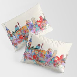 Philadelphia Pennsylvania skyline Pillow Sham