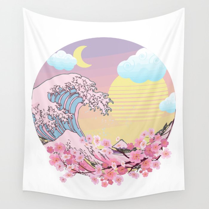The Great Wave Aesthetic Wall Tapestry