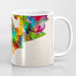 Zambia Map in Watercolor Coffee Mug