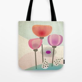Naive Blooms Tote Bag