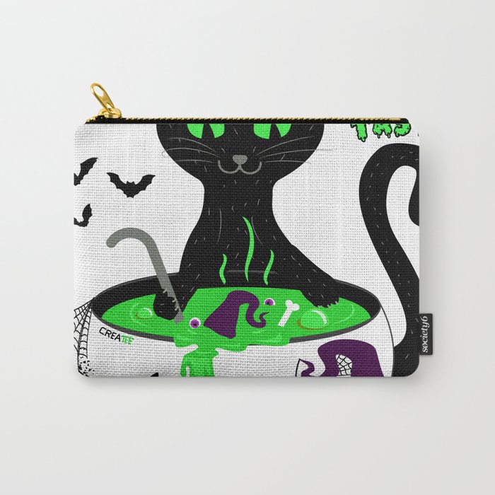 The Black Cat and His Secret Carry-All Pouch
