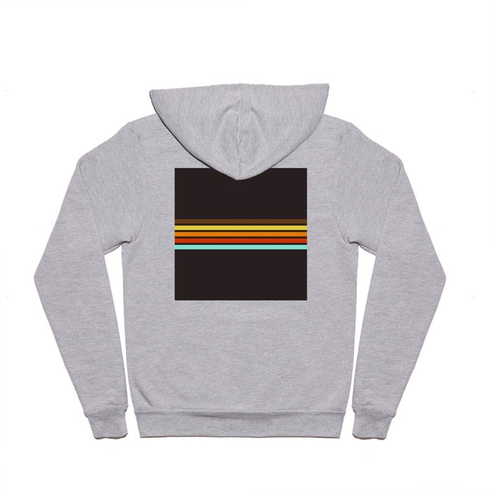 5 Thin Colorful Stripes 19 Hoody