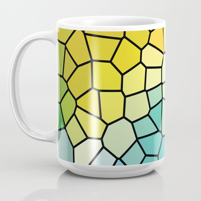 Super Cool Stained Glass Window Coffee Mug by Society Series