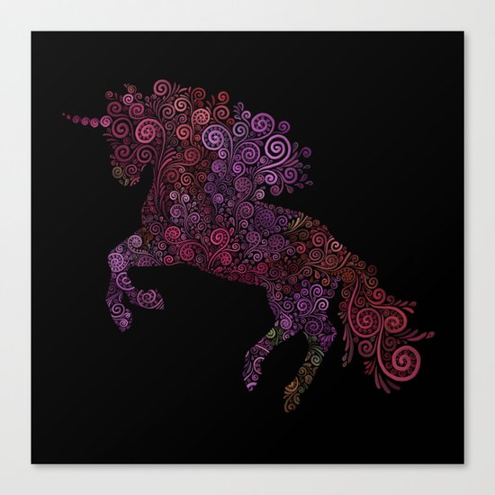 Unicornis Filix Canvas Print