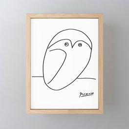 Picasso - Owl Framed Mini Art Print