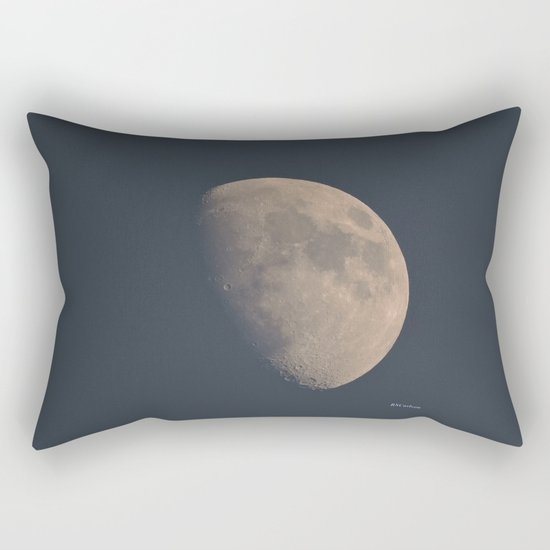 November Half Moon Rectangular Pillow