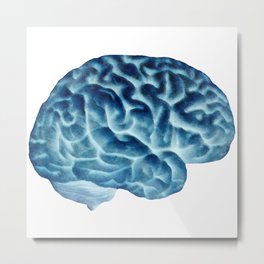 Isolated brain Metal Print | Transparent, Texture, Biology, Background, Fresco, Medical, System, Art, Graphic, Glow 