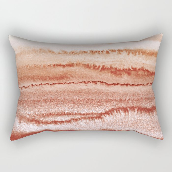 WITHIN THE TIDES BURNISH RED by Monika Strigel Rectangular Pillow