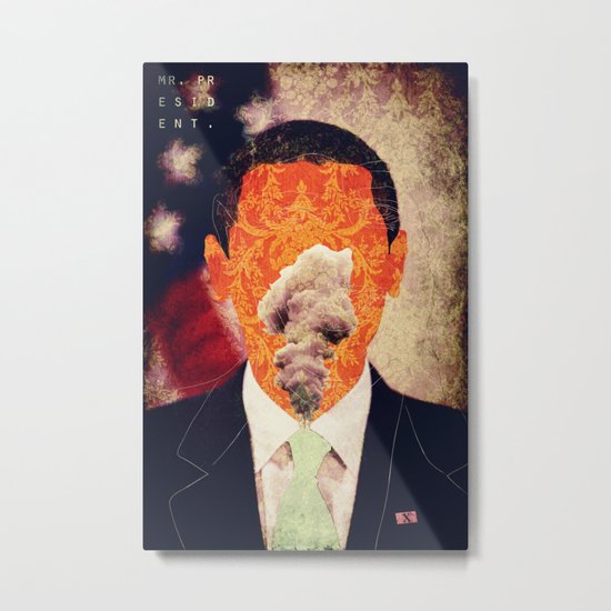 Mr. President Metal Print