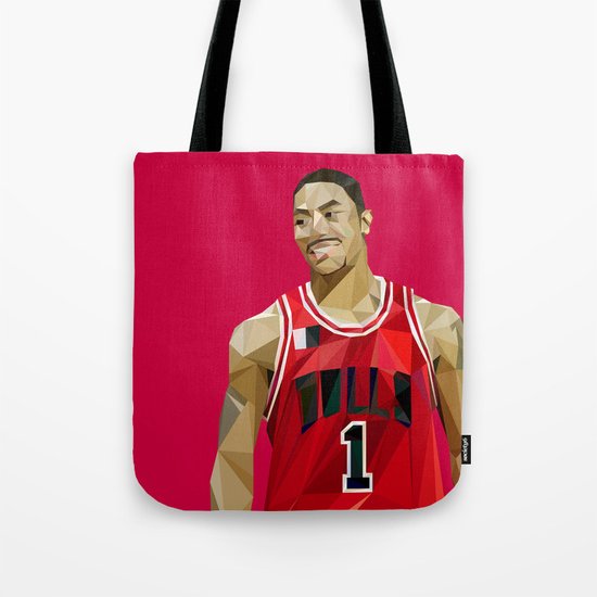 Geometric Rose Tote Bag