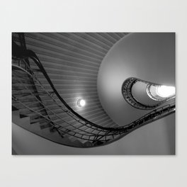 Staircase Cubism Architecture Canvas Print