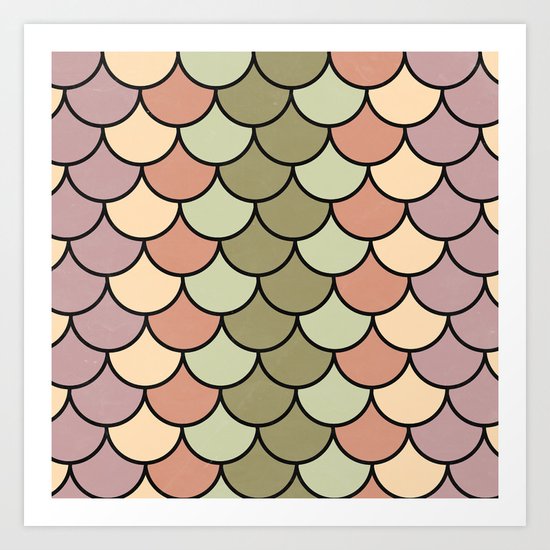 Beach Palette Art Print