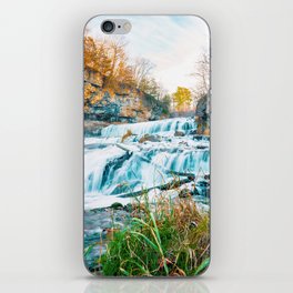The Colorful Waterfall | Long Exposure Photography iPhone Skin