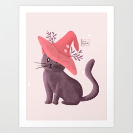 Magic cat Art Print
