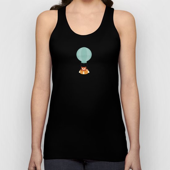 Flying fox- Animal Watercolor Illustration Unisex Tank Top