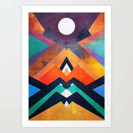 Full Moon Art Print