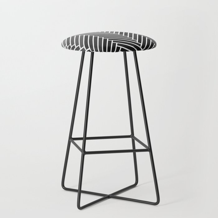 Parquet All Day - Gray Bar Stool