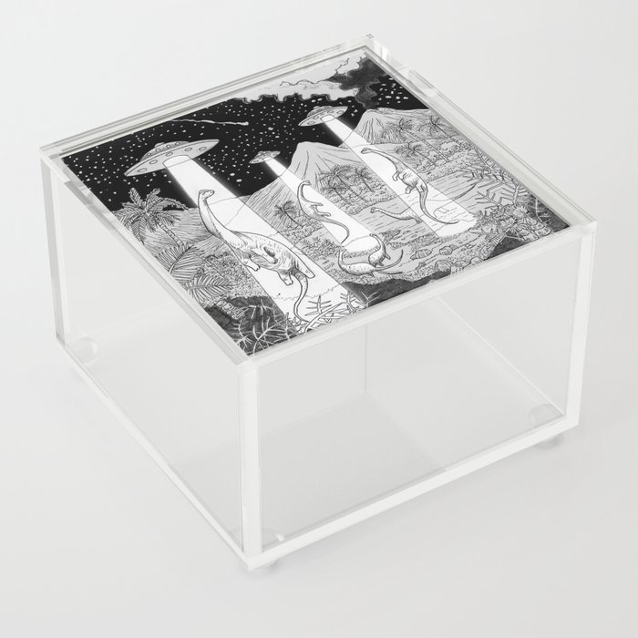 Dino abduction Acrylic Box