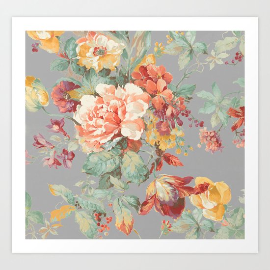 fall garden Art Print