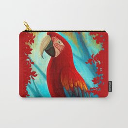 Technicolor Macaw Carry-All Pouch