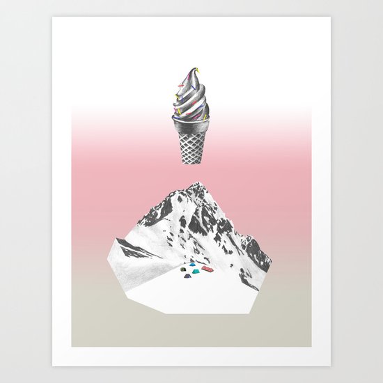 Domestic landscape Art Print