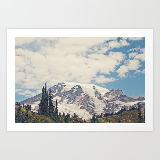 Mount Rainier Art Print