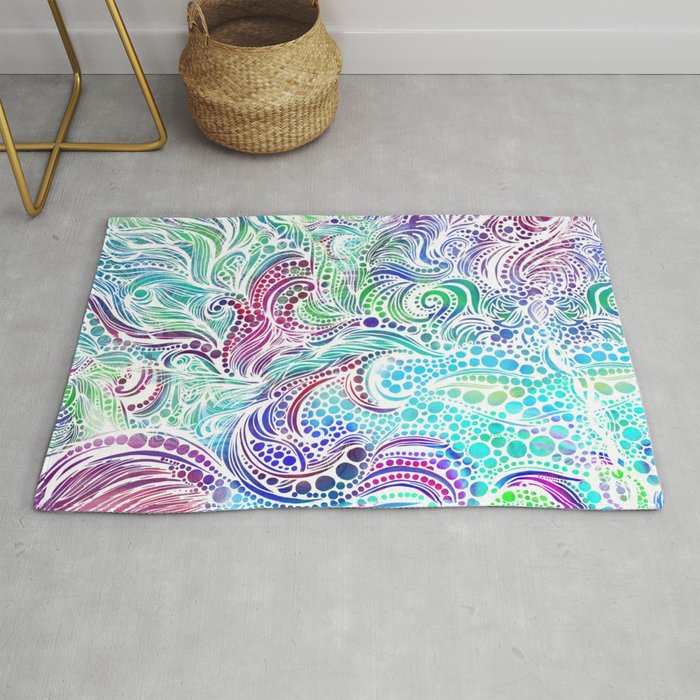 Under the Sea Rug by Doodle Design | Society6