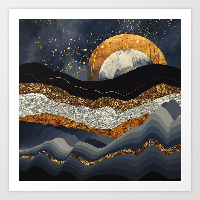 Metallic Mountains Kunstdrucke Metallic Mountains Kunstdrucke