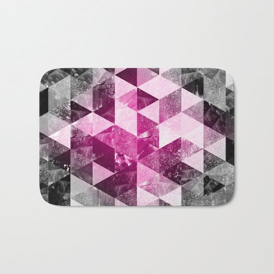 Abstract Geometric Background #4 Bath Mat