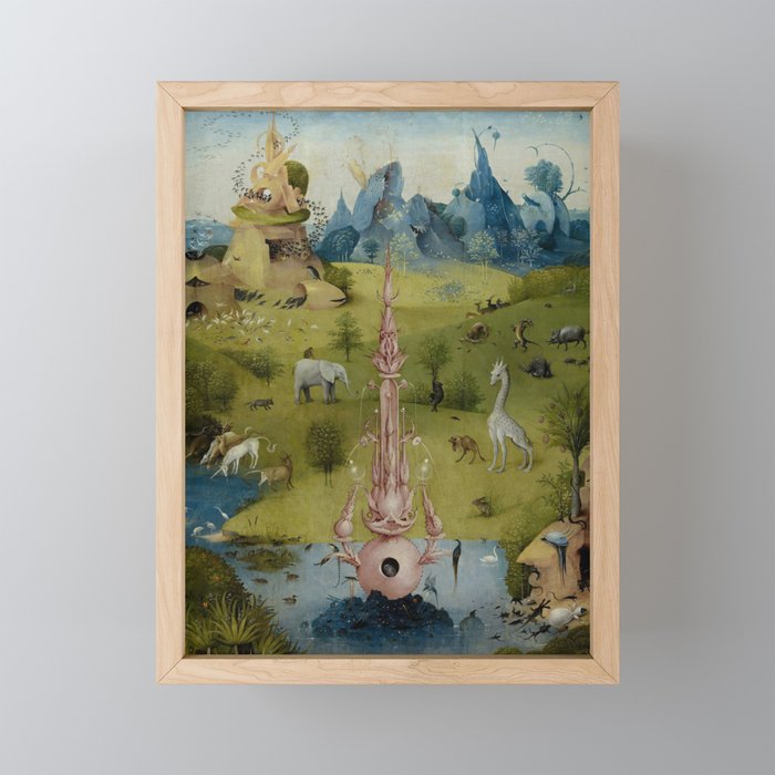 Hieronymus Bosch The Garden Of Earthly Delights Medieval Oil