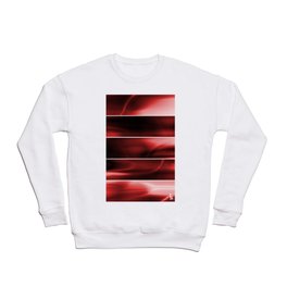 Red Plasma Storm (Five Panels Series) Crewneck Sweatshirt