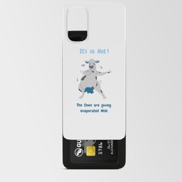 It's so Hot ! The Cows are giving evaporated Milk Android Card Case